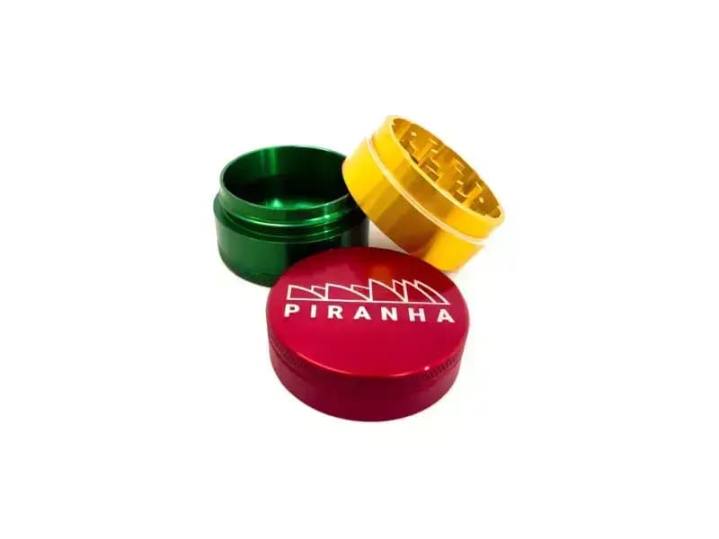 Piranha Grind-and-Store Aluminum Grinder | 3pc | 2" imagen 2