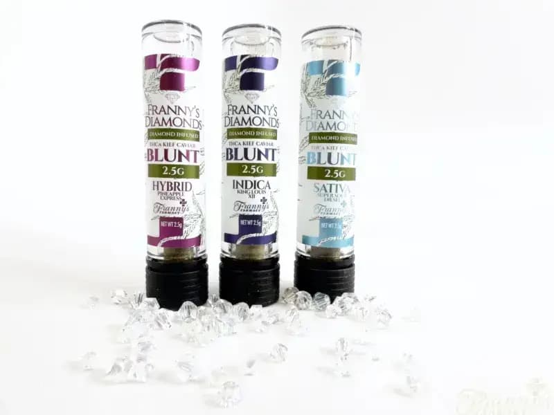 Franny’s Diamonds- Blunt Infusionado con Kief y Caviar (2.5g)