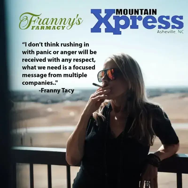 🚨 As Seen in the News: Franny Tacy Takes a Stand to Protect Hemp