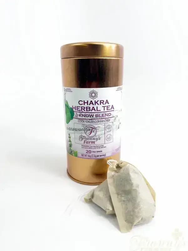 Franny's Farm Chakra Tea- "I KNOW" Cool Calm Connected imagen 6