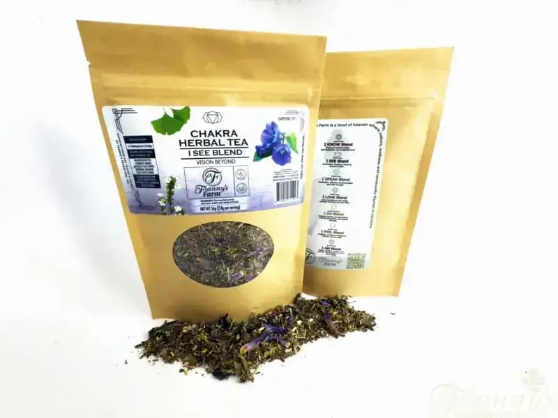 Franny's Farm Chakra Tea-"I SEE" Vision Beyond imagen 5