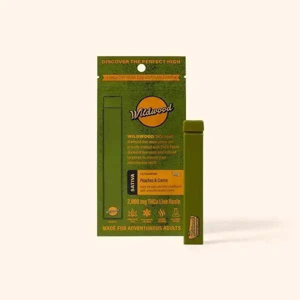 Vapes Desechables Wildwood THCa Live Resin – Colección Premium de Diamante Líquido de 2g imagen 5