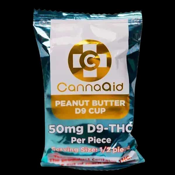 Franny’s Farmacy x CannaAid Peanut Butter Cups – 50mg Delta-9 THC