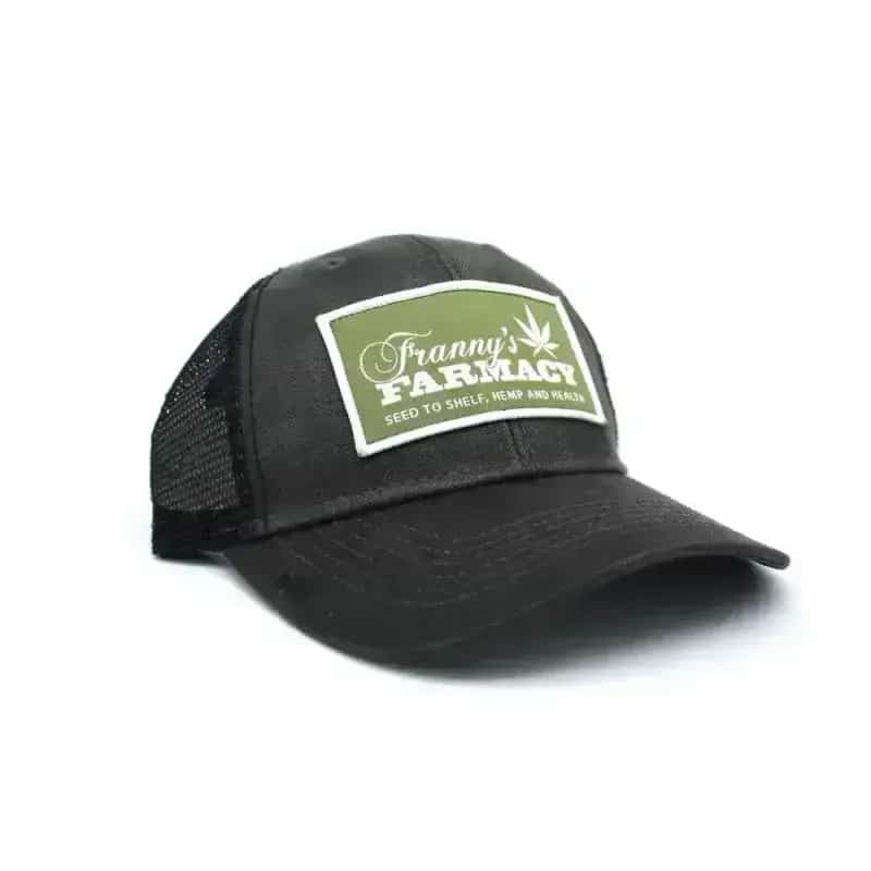 Gorra de cáñamo negra de Franny's Farmacy