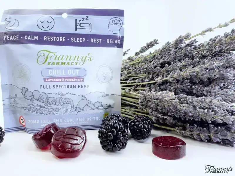 Franny's Chill Out CBN Gummies – Now Vegan + No Melt