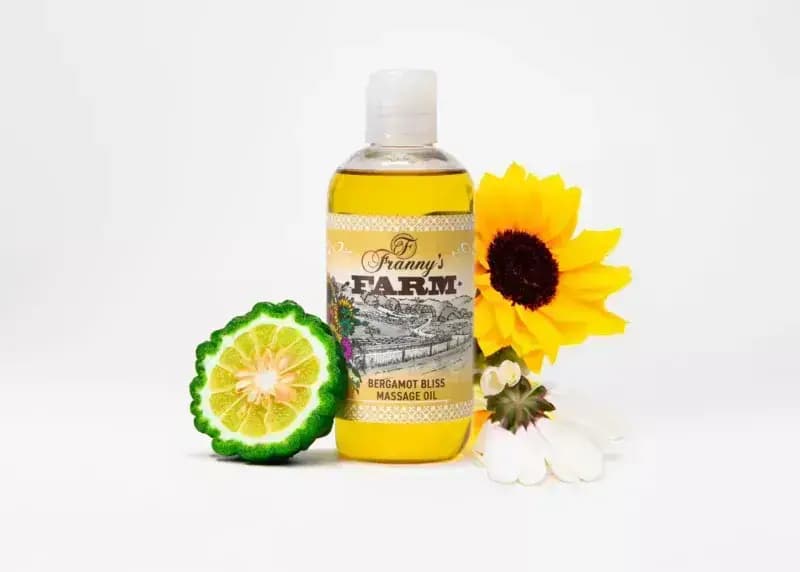 Franny's Farm: Aceite de Masaje Bergamot Bliss- Cero THC