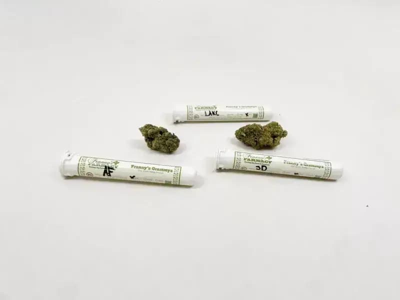 Pre-rolados de cáñamo THCA 1g de Franny's Farmacy