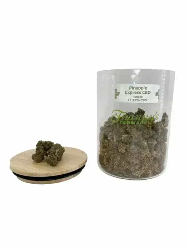 Pineapple Express CBD Flower – Cultivada en Interior (11.9% CBD)