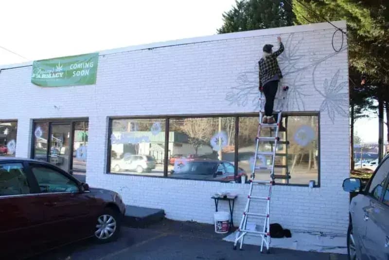 Franny's Farmacy 2/2/22 Grand Opening in Asheville’s South Slope District