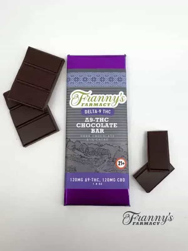 Barra de Chocolate D9 Original de Franny's Farmacy (240 mg)