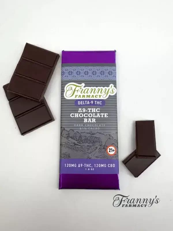 Barra de Chocolate D9 Original de Franny's Farmacy (240 mg)