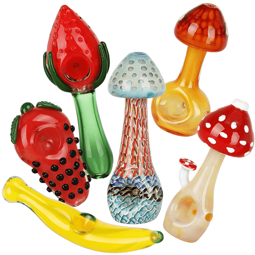 Pipas de Vidrio Fruit of the Shrooms | Estilos Surtidos