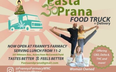 Old-World Tradition Meets New World Nutrition: Franny’s Pasta & Prana Food Truck Debuts at LOVE SHINE PLAY, as Part of Asheville Yoga Festival.
