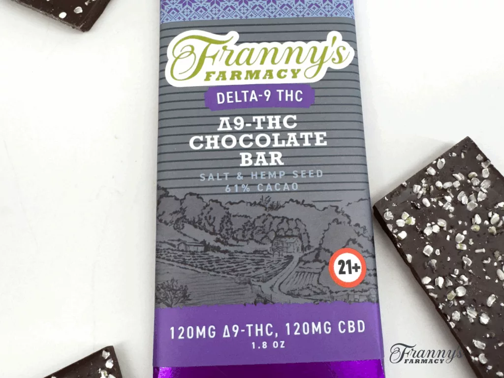 sea salt hemp seed d9 chocolate bar