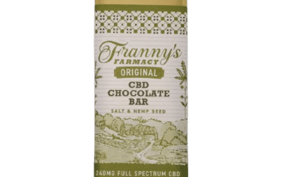 Franny’s CBD Salt and Hemp Seed Chocolate Bar (240mg)