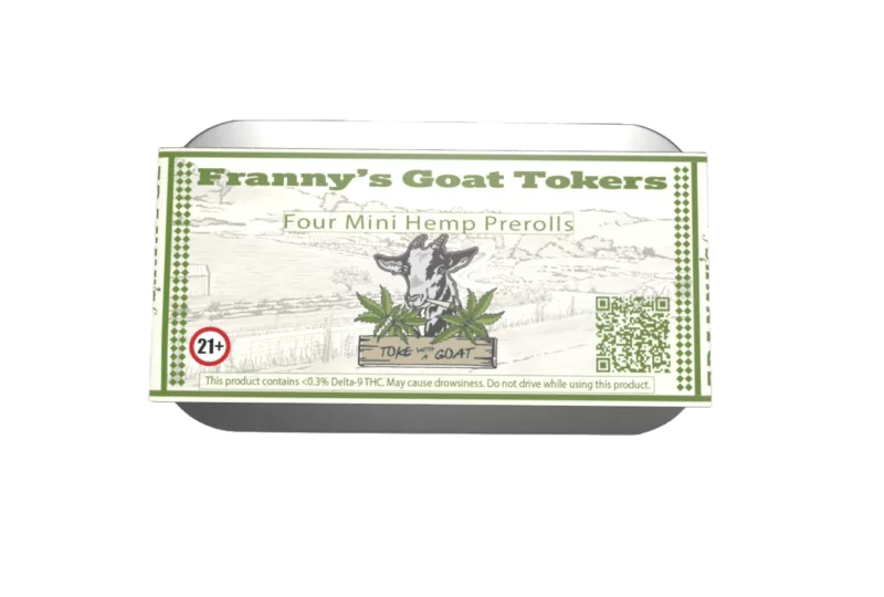 Goat toker Smokeable THCa Pre rolls set of 4