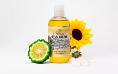 Franny’s Farm: Bergamot Bliss Massage Oil- Zero THC