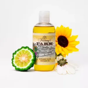 Frannys farm bergamot bliss massge oil