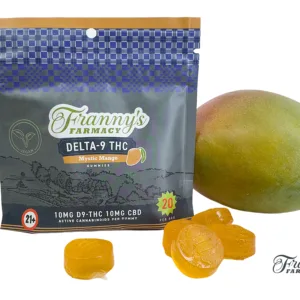 Mystic Mango Delta-9 THC Gummies – Now Vegan + No Melt