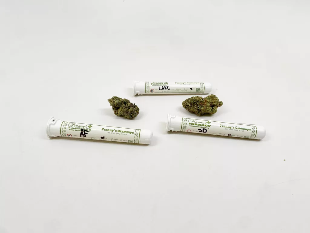 Frannys farmacy thca hemp pre roll