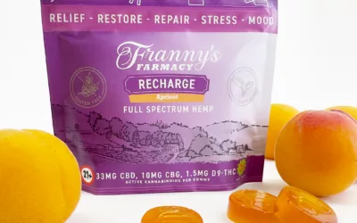 Franny’s Recharge CBG Gummies – Now Vegan + No Melt