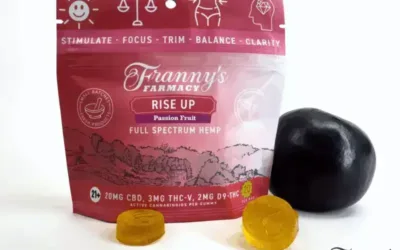 Franny’s Farmacy Rise Up THCv Gummies – Now Vegan + No Melt