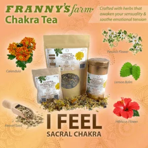 Franny's Farm Chakra Tea- "I FEEL" Wonder Woman Wellness