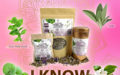 Franny’s Farm Chakra Tea- “I KNOW” Cool Calm Connected