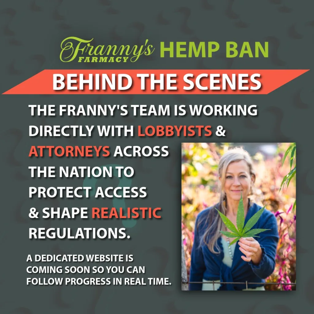 franny tacy ceo of frannys farmacy holding hemp leaf