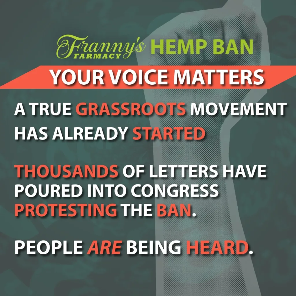 infographic of hemp ban