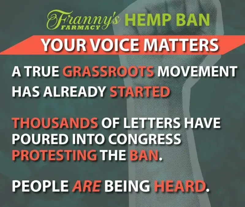 infographic of hemp ban