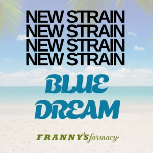 Franny’s Farmacy Blue Dream THCa Flower – Premium Indica (32.38%)