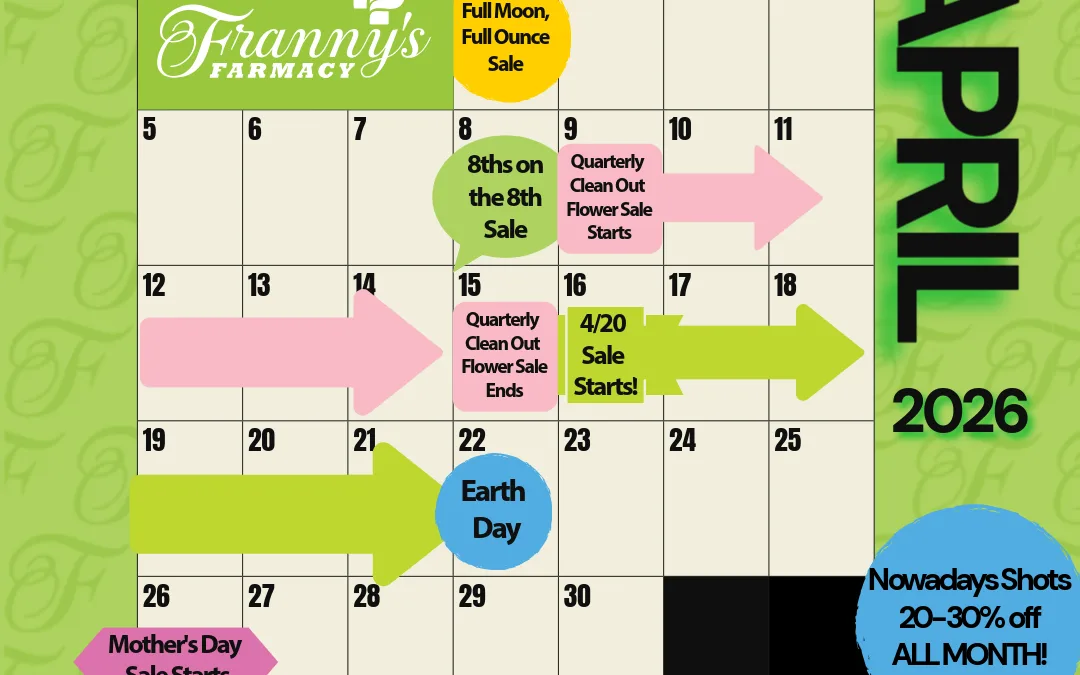 🎄🌿 Christmas in Cannabis: April at Franny’s Farmacy Is the Ultimate Holiday Month