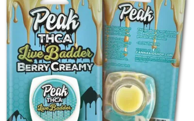 Franny’s Farmacy X Peak THCa Live Badder – Berry Creamy Hybrid (73% THCa | 1g)