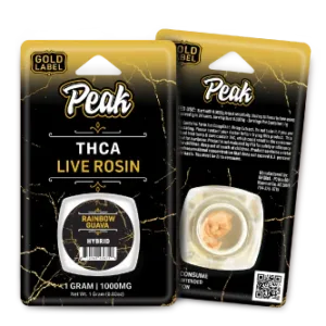 Peak Gold Label Live Rosin – Premium THCa Concentrate (1g)