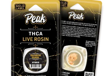 Peak Gold Label Live Rosin – Premium THCa Concentrate (1g)